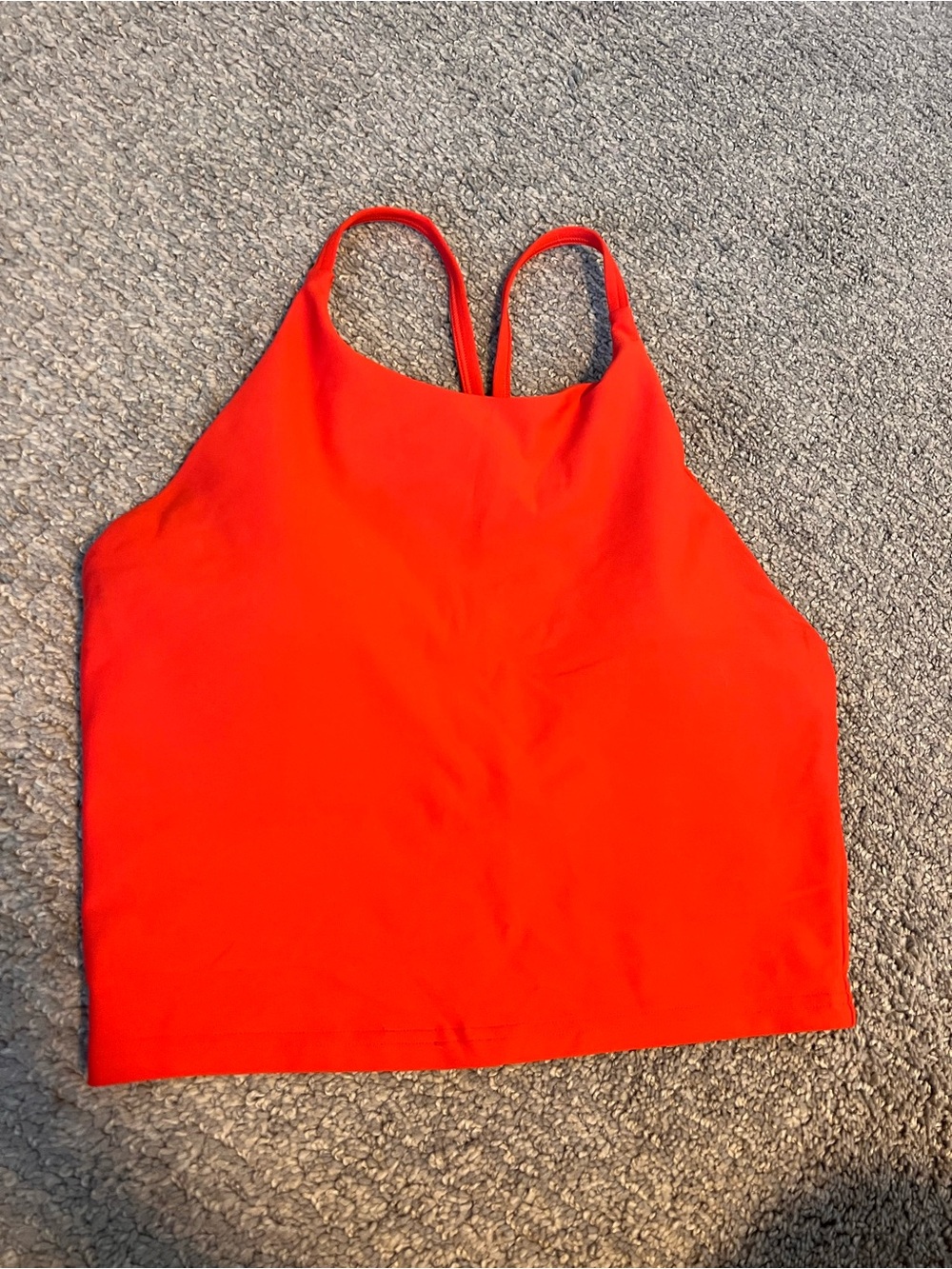 Old Navy Red Halter-Style Crop Top